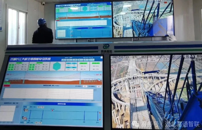 雙柳長江大橋上構(gòu)施工智能控制系統(tǒng)！