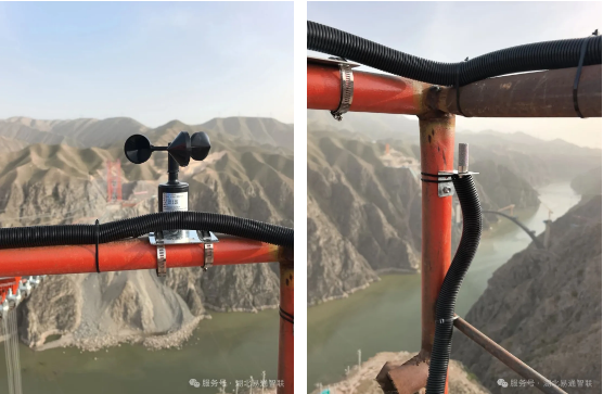 洮河大橋纜索吊安全監(jiān)控系統(tǒng)交付使用！